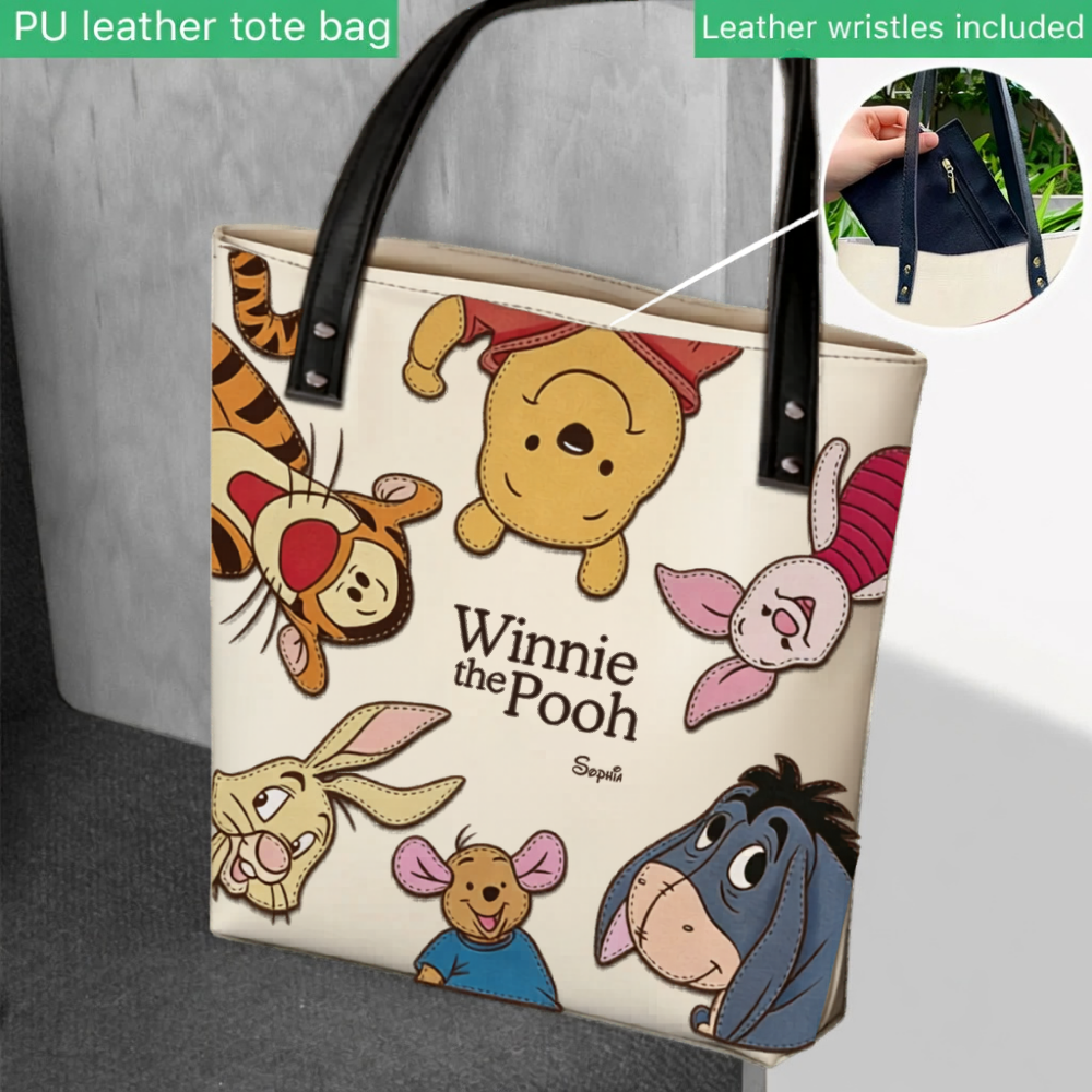 DSNY Honey Bear With Friends - Celebrate 100th Anniversary - Personalized Tote Bag - Gift For Fan Movies