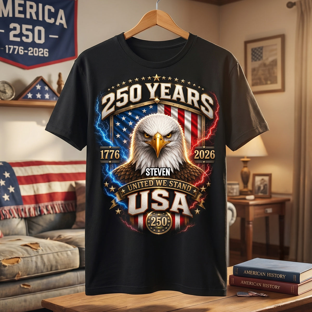 America 250th Anniversary Shirt - Personalized Gifts For Patriots 05todh290526 - image 3
