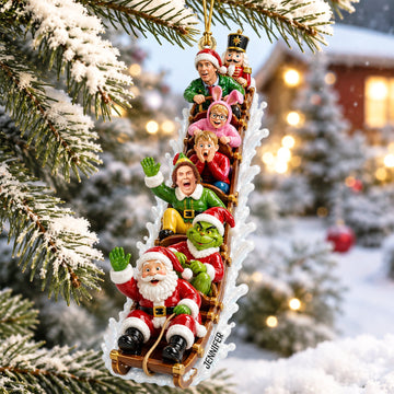 Nostalgia Sled Acrylic Ornament, Personalized Gifts TGrin-TN1709262202