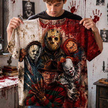 Bloody Horror 3D Shirt - Personalized Gifts For Horror Lovers TN0309261600