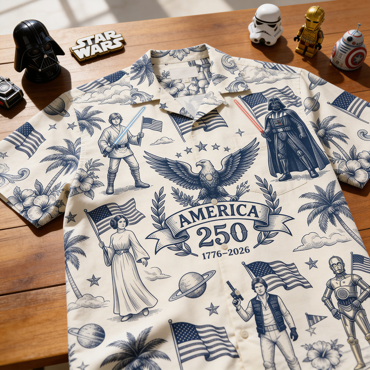 Proud American - Celebrated America 250th Anniversary Hawaiian Shirt - Gifts For Patriots 01nata010626-Homacus