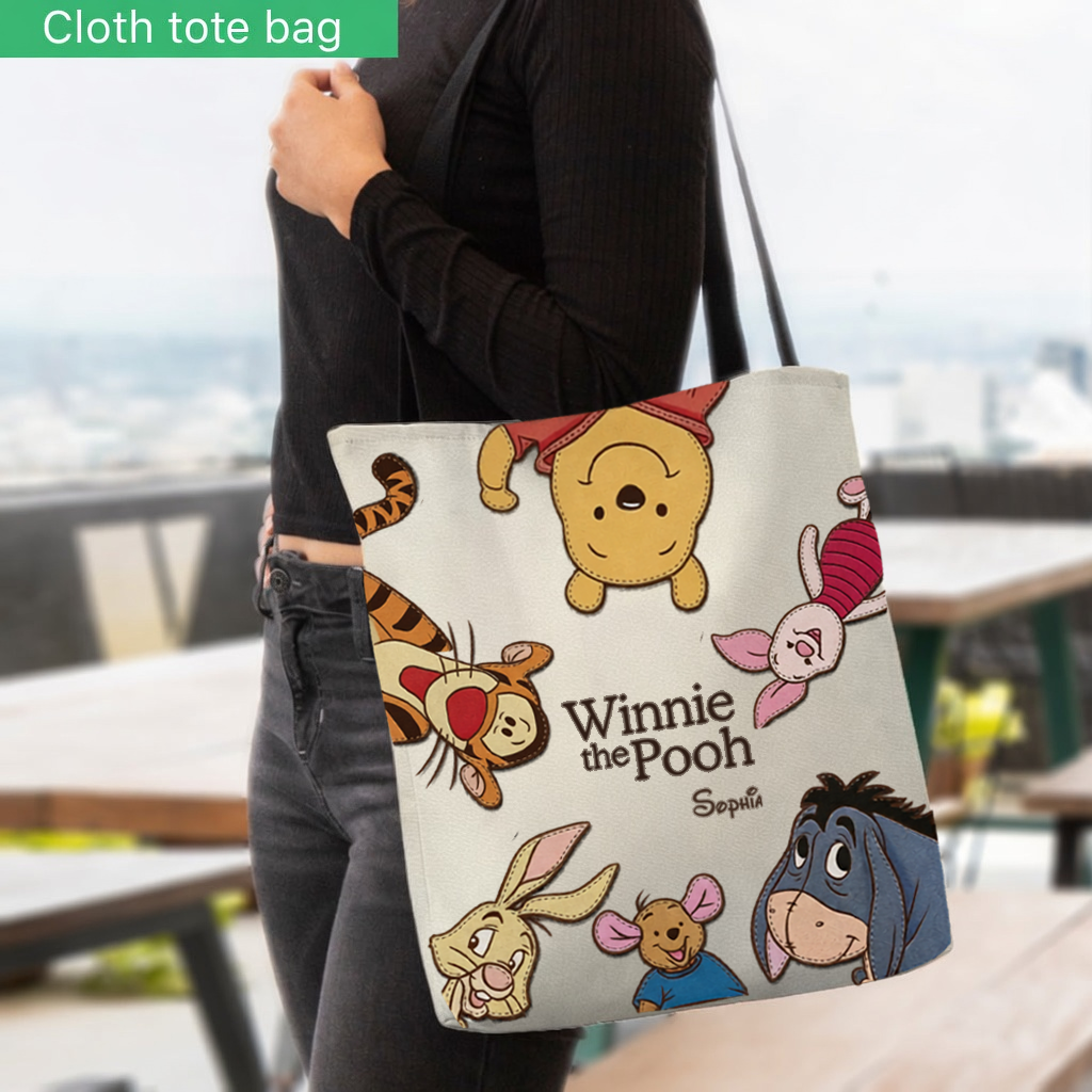 DSNY Honey Bear With Friends - Celebrate 100th Anniversary - Personalized Tote Bag - Gift For Fan Movies