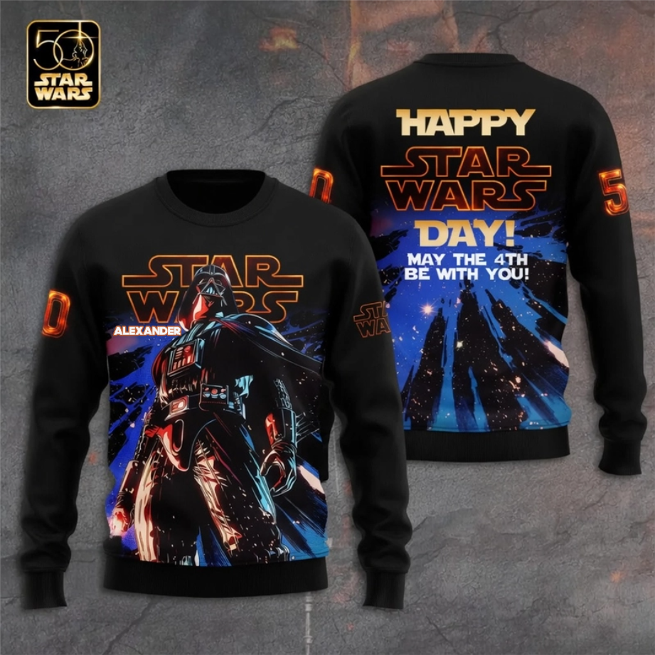 Stwa 50th Anniversary Happy Galaxy Day - Personalized All Over Shirt - Gift For Movie Fans