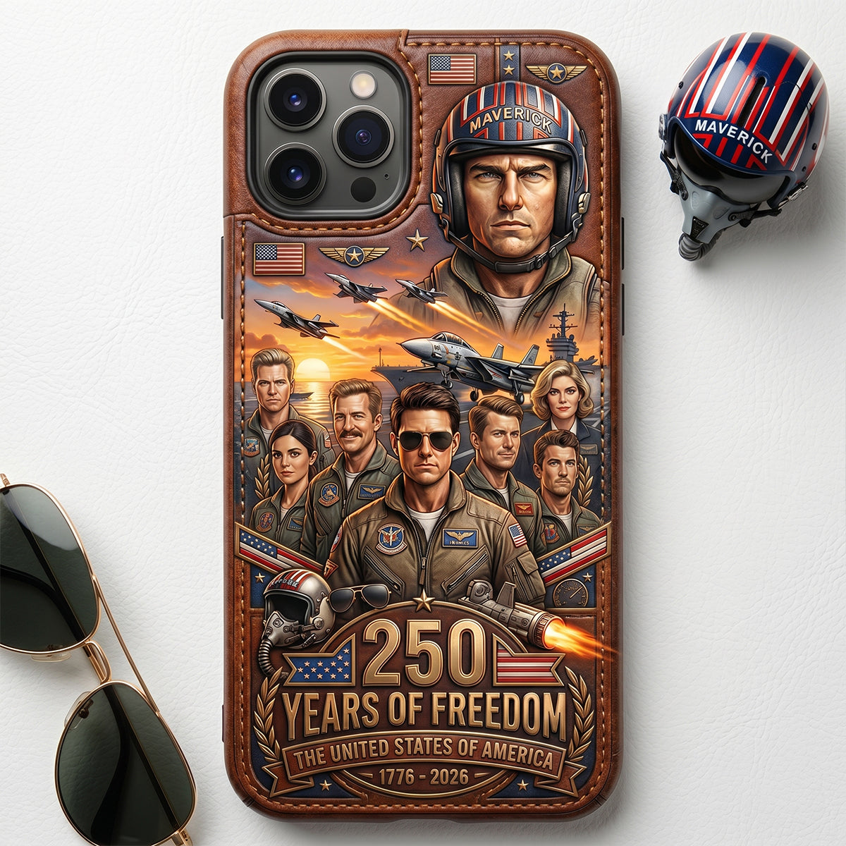 250 Years Strong Phone Case - Personalized Gifts For Patriots 04TYTN040626 - image 3