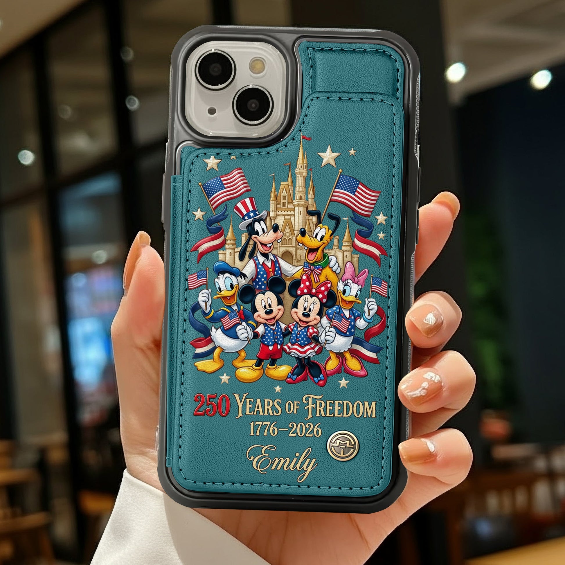 Celebrated America 250th Anniversary Leather Flip Wallet Phone Case - Personalized Gifts For Patriots 02tytn050626 - image 3