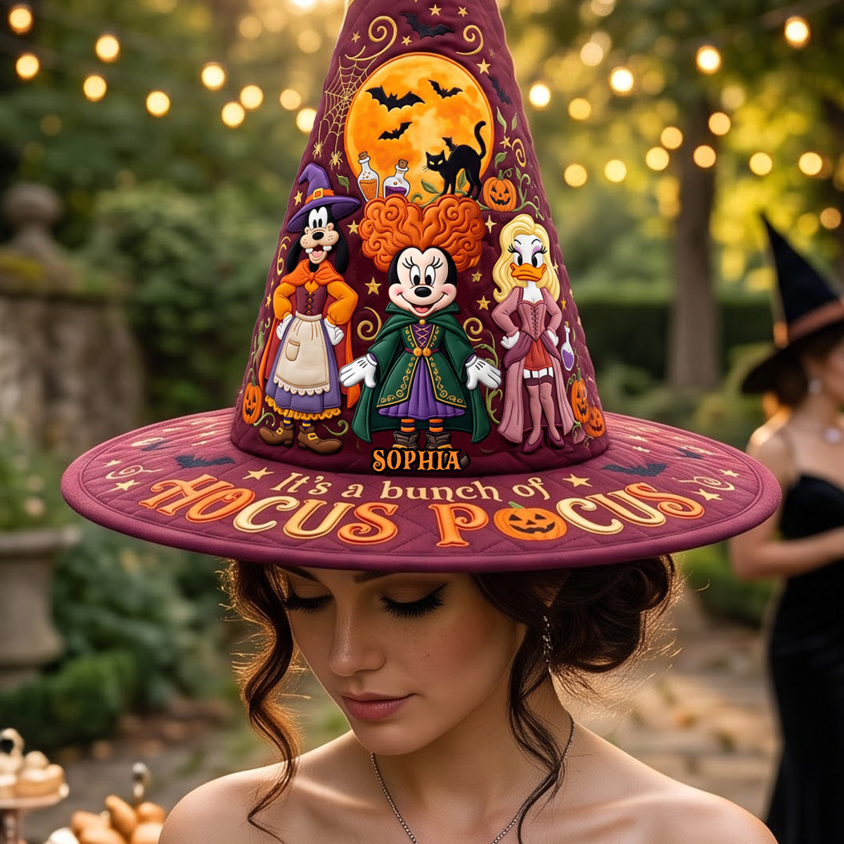 Mystical Quilted Witch Hat - Personalized Gifts For Halloween 02patn130826-Homacus