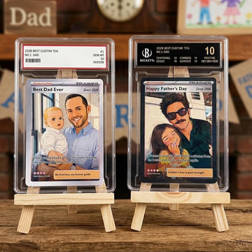 50% OFF🖤Personalized Dad Anime Supporter Trainer Card PoMocard, Father's Day PM08051700
