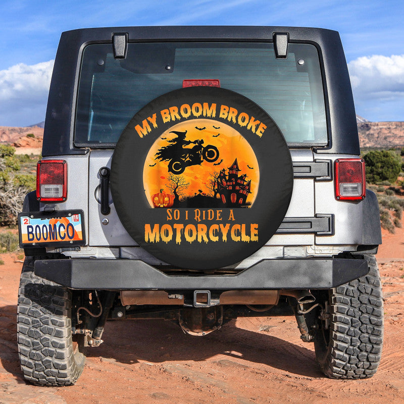 jeep-tire-covers-jeep-spare-tire-cover-halloween-my-broom-broke-so-i-drive-a-motorcycle-no58