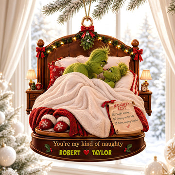 Furry Naughty Couples Acrylic Ornament - Personalized Christmas Gifts For Couples Tgrin-TN1809261434