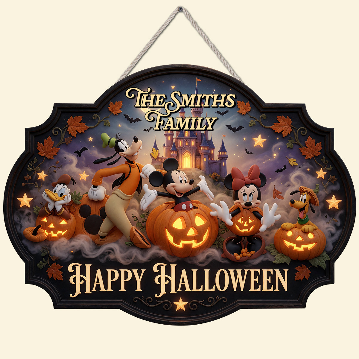 Happy Halloween Acrylic Sign - Personalized Halloween Gifts For Family 03natn060826-Homacus