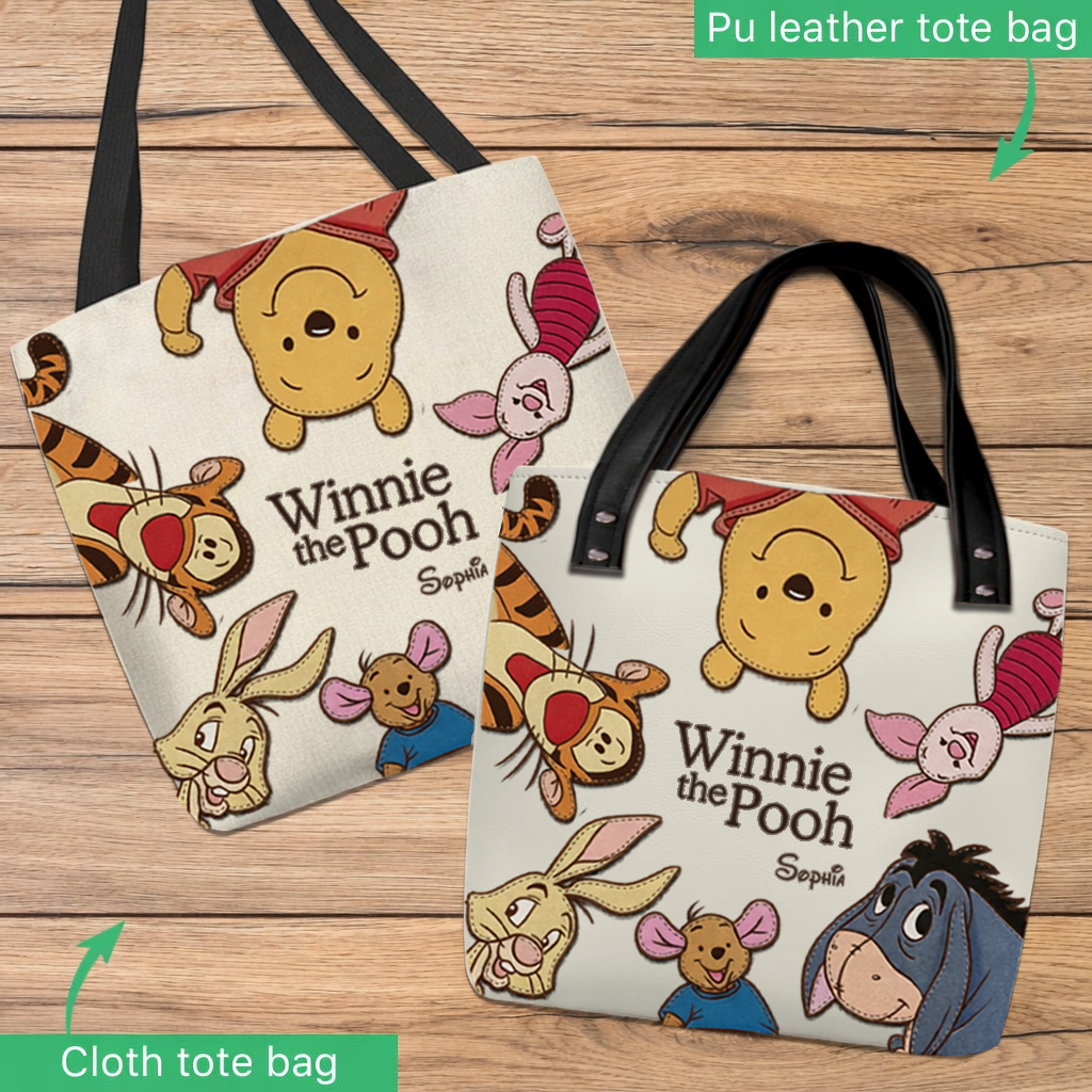 DSNY Honey Bear With Friends - Celebrate 100th Anniversary - Personalized Tote Bag - Gift For Fan Movies