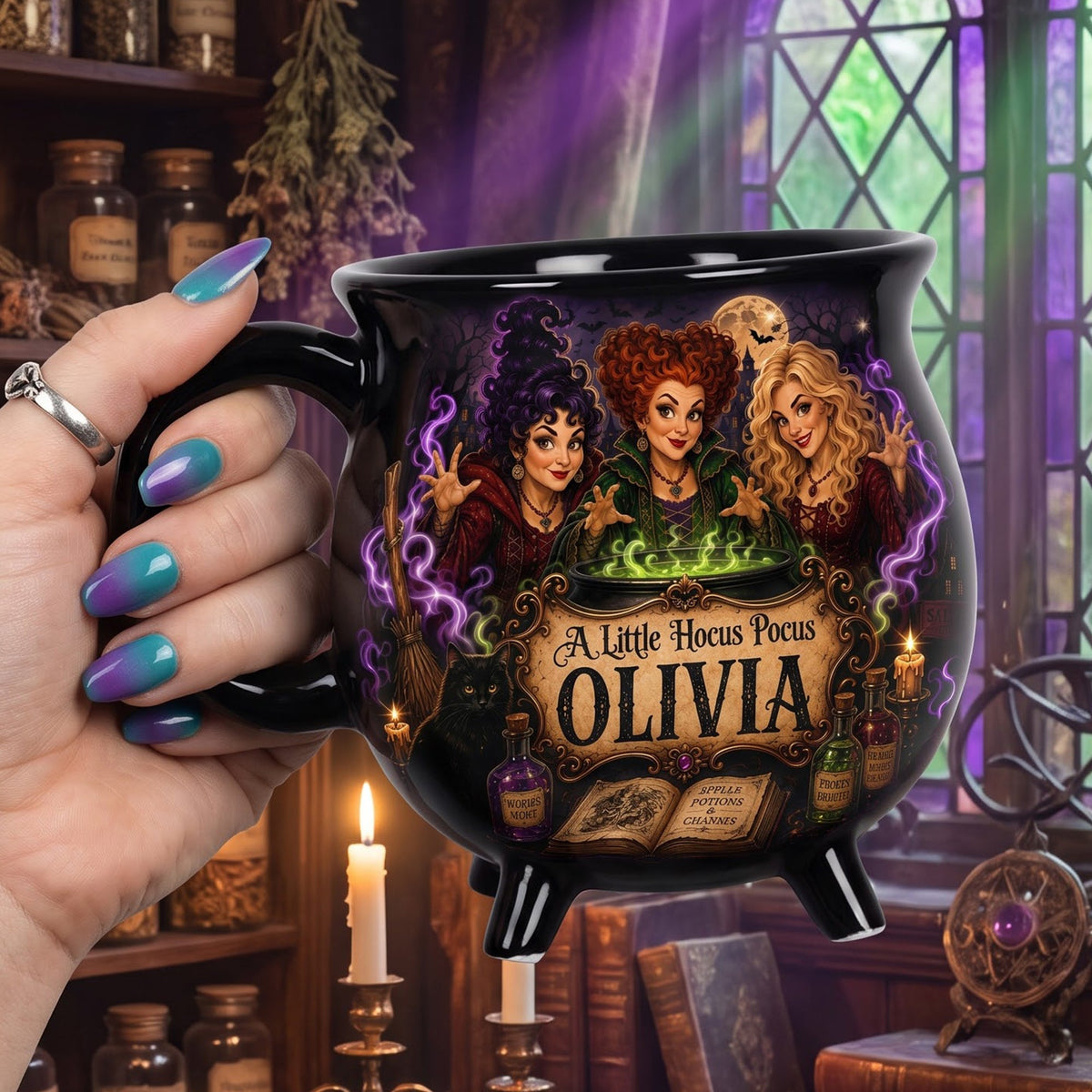 Dark Fantasy Cauldron Mug - Personalized Gifts For Friends 03HAQN180826-Homacus