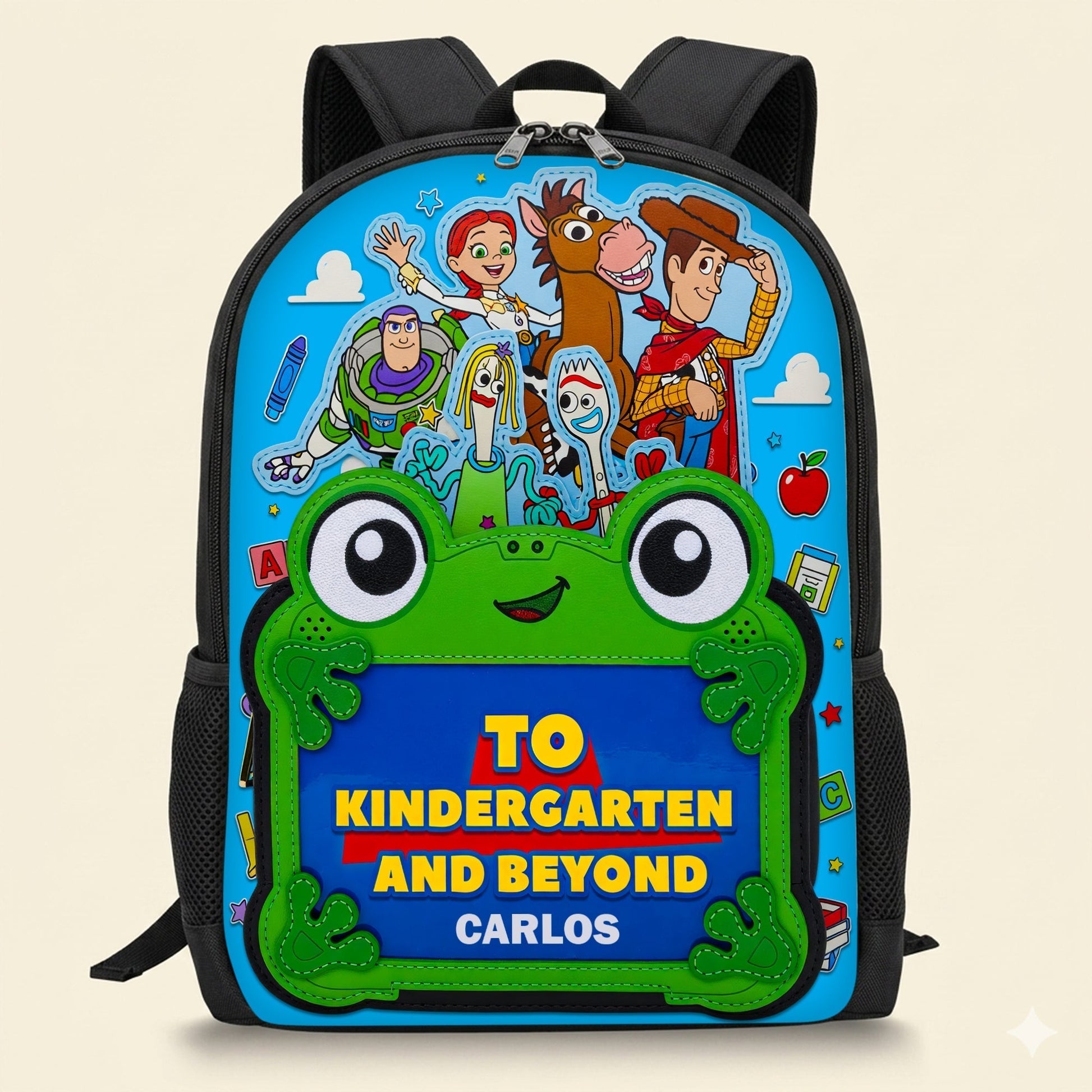 Back To Kindergarten And Beyond - Personalized Kid Backpack - Back To School Gift For Kids - DSNY