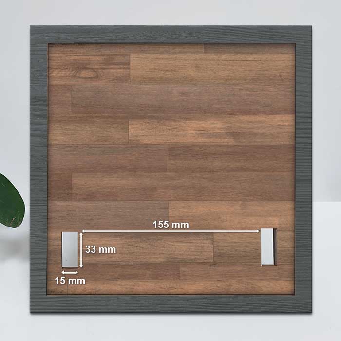 litzzy Wooden Frame with Collar Holder - A Remembrance Gift for Dogs, Offering Comfort and Support in Times of Loss Pet Picture Frame   