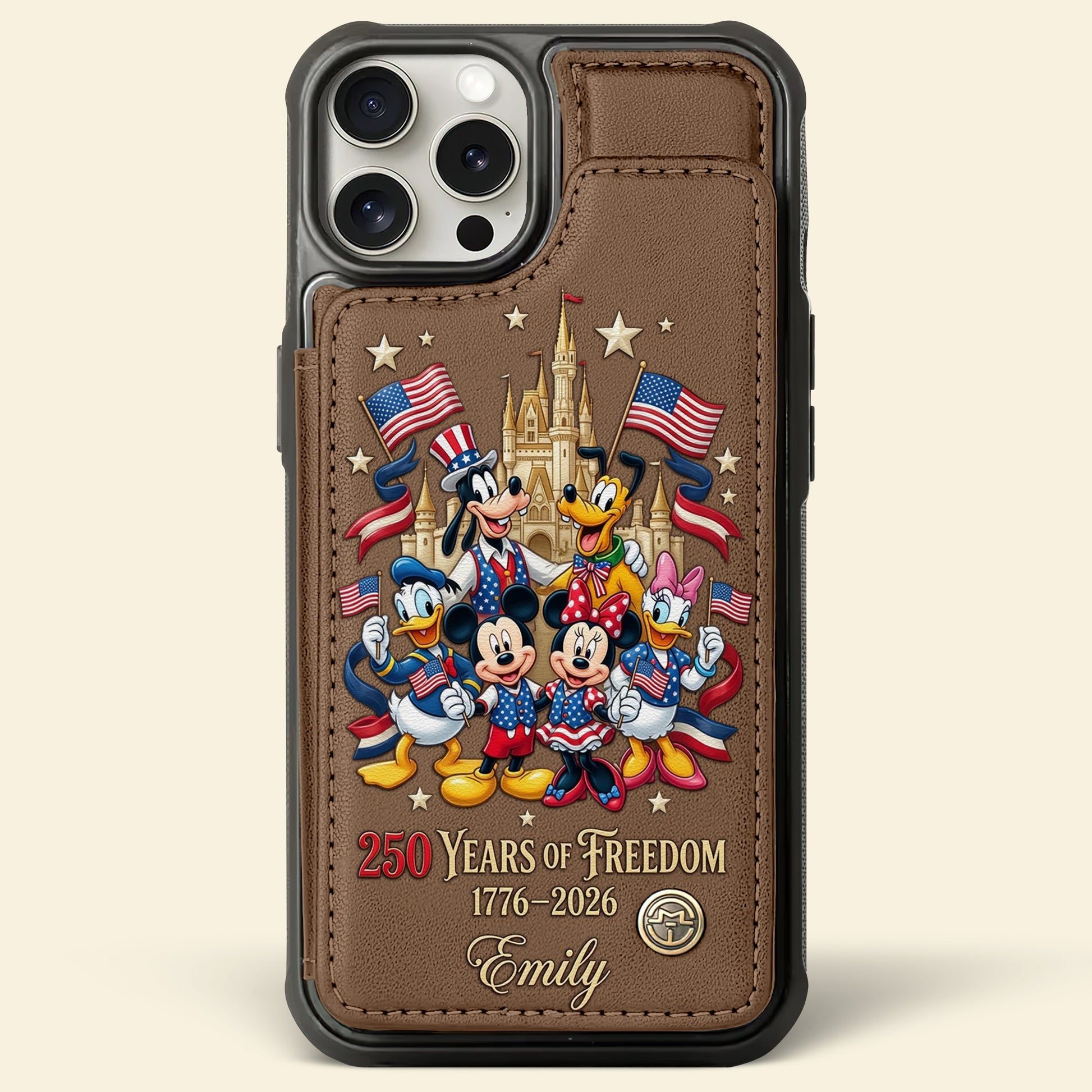 Celebrated America 250th Anniversary Leather Flip Wallet Phone Case - Personalized Gifts For Patriots 02tytn050626 - image 5