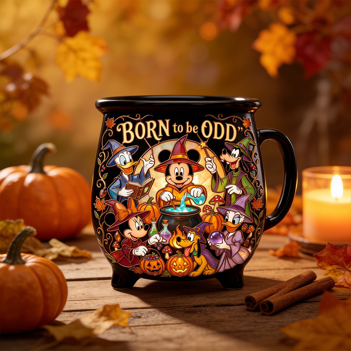 Odd Witches Ceramic Cauldron Mug - Personalized Gifts 02padt180826-Homacus