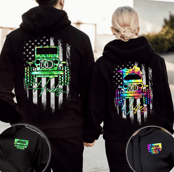 hubby-and-wifey-watercolor-jeep-couple-hoodie-3d