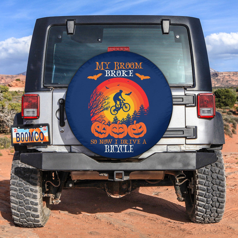 jeep-tire-covers-jeep-spare-tire-cover-halloween-my-broom-broke-so-i-drive-a-bicycle-no7