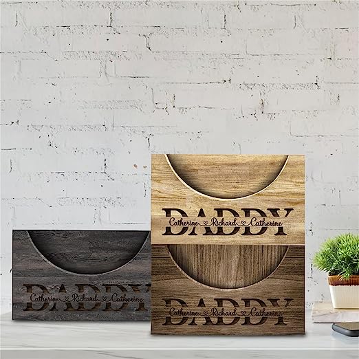 litzzy Personalized Hat Holder, Wooden Hat Holder, Wood Hat Box, Baseball Hat Holder, Cap Organizer, Cap Stand, , Father's Day Gifts Inactive Custom Wooden Sign   