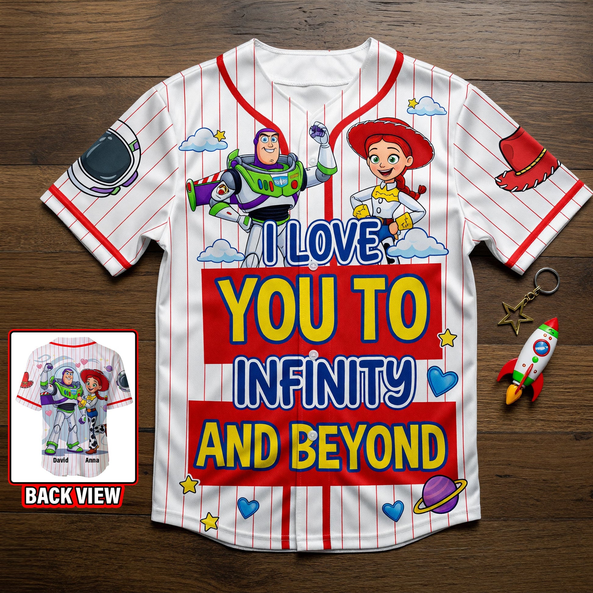 Couple Forever Baseball Jersey - Personalized Gifts For Couple 02NAQN190626-Homacus