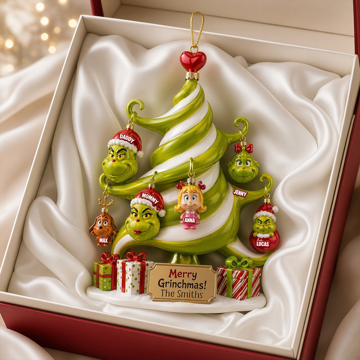 “Make Your Christmas Special!” - Personalized Family Christmas Tree Ornament - Custom Gift for Family, Friends, and Loved Ones Ornament PopCulturePrints