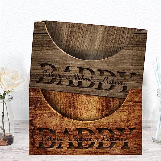 litzzy Personalized Hat Holder, Wooden Hat Holder, Wood Hat Box, Baseball Hat Holder, Cap Organizer, Cap Stand, , Father's Day Gifts Inactive Custom Wooden Sign   