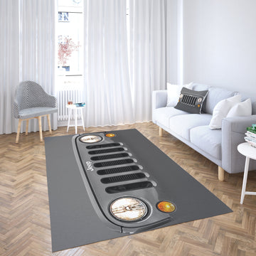 Jeep Gray Color Carpet Living Room-Area Rug LT11