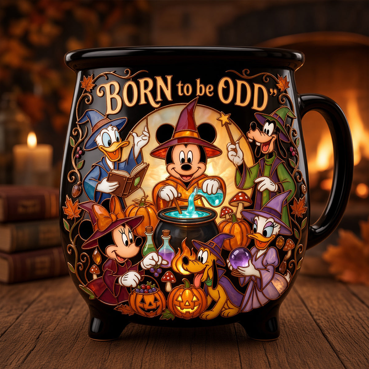 Odd Witches Ceramic Cauldron Mug - Personalized Gifts 02padt180826-Homacus