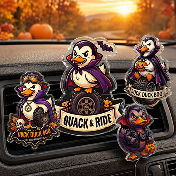 Halloween Duck Acrylic Car Air Vent Clip-DN2808261119