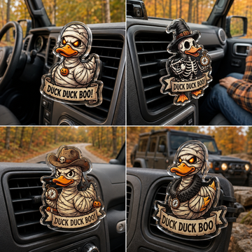 Mummy Duck Acrylic Car Air Vent Clip-DN2808261120
