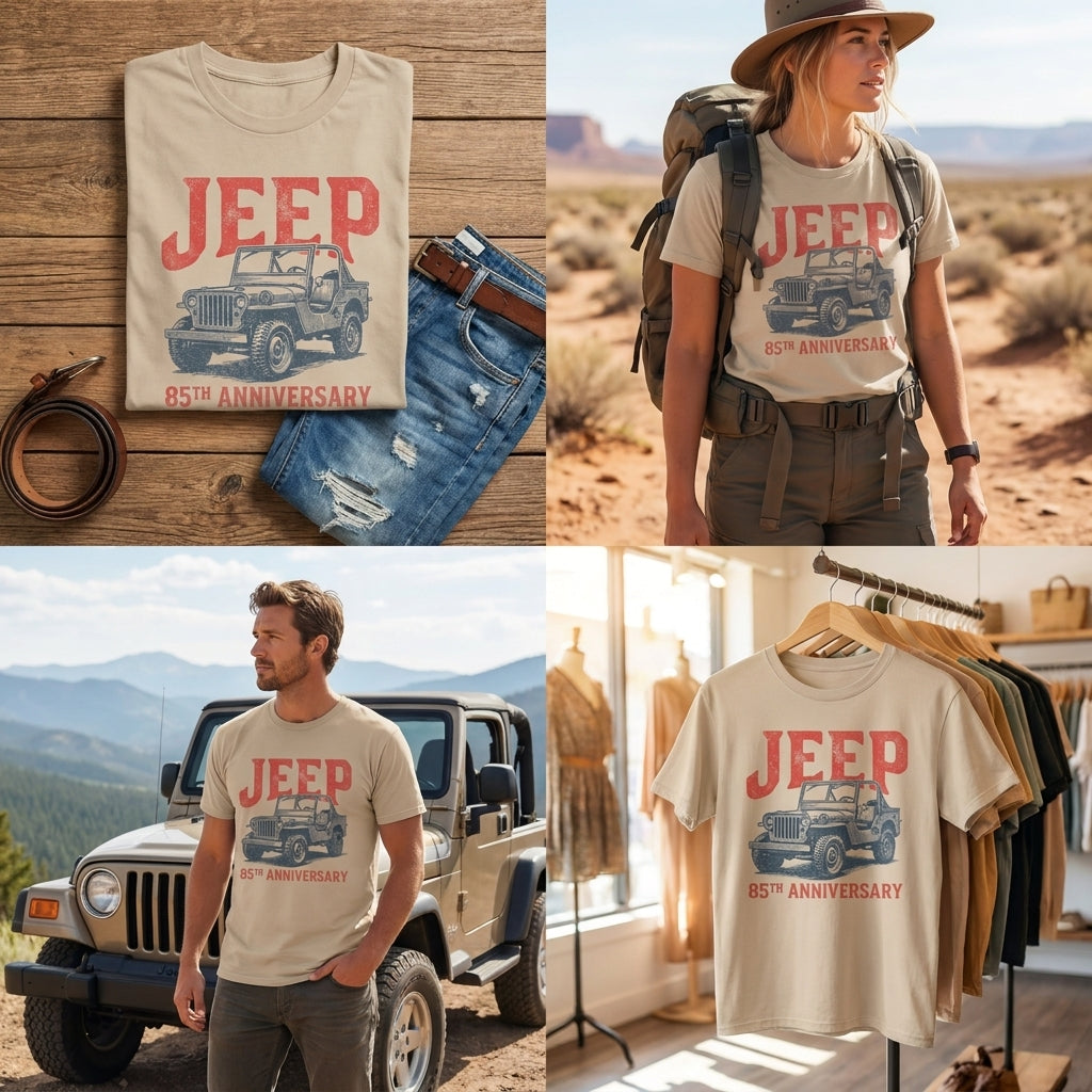 Jeep 85th Anniversary V2 T-Shirt TN2307261514