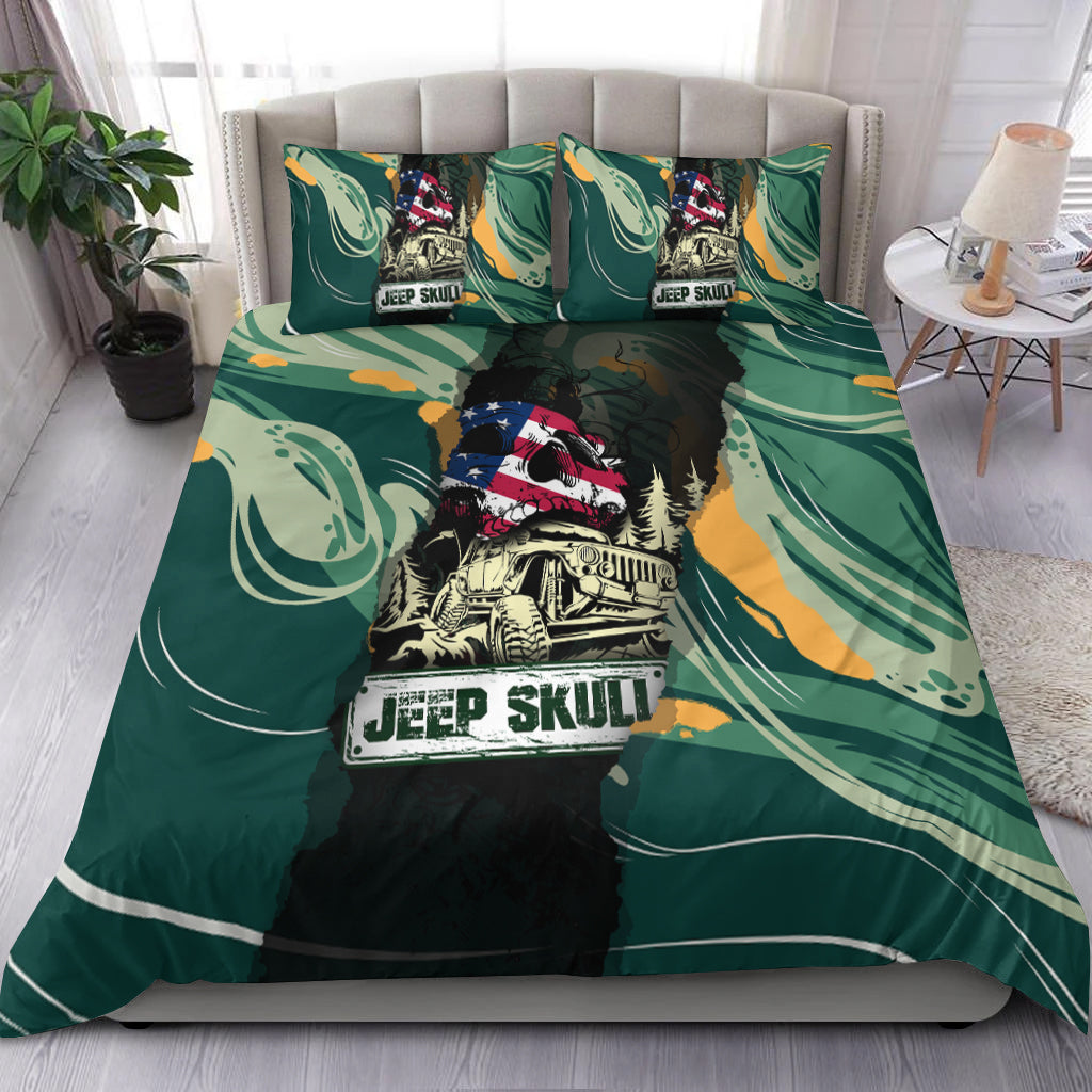 Jeep Skull Abstract Art Bedding Set - LT2 - image 5