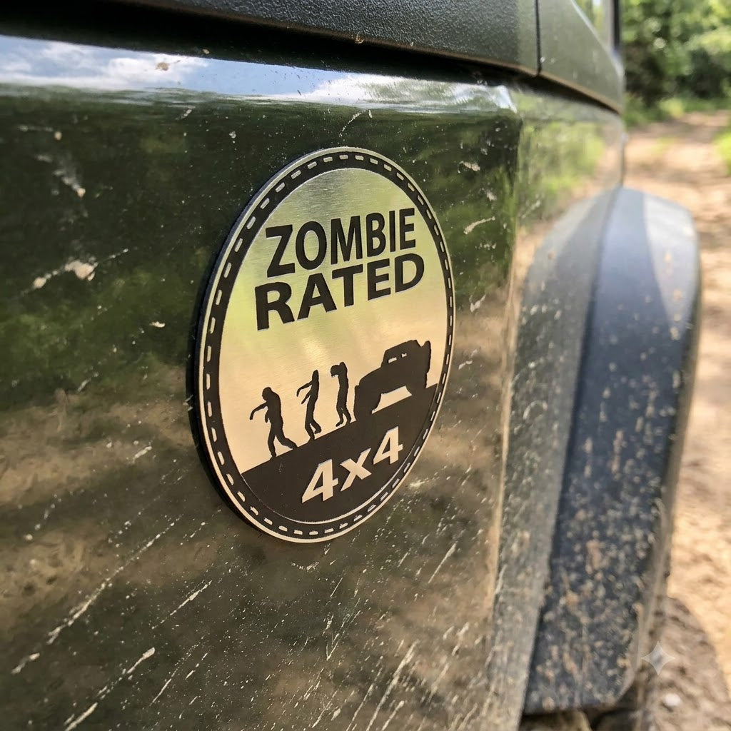 Bigfoot, Mermaid, Zombie Rated 4x4 Car Magnet TN2608271542