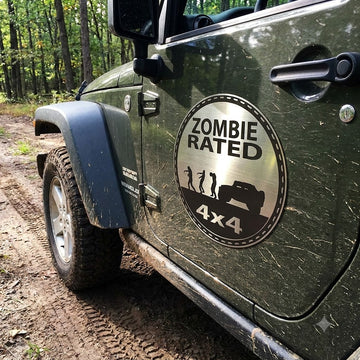 Bigfoot, Mermaid, Zombie Rated 4x4 Car Magnet TN2608271542