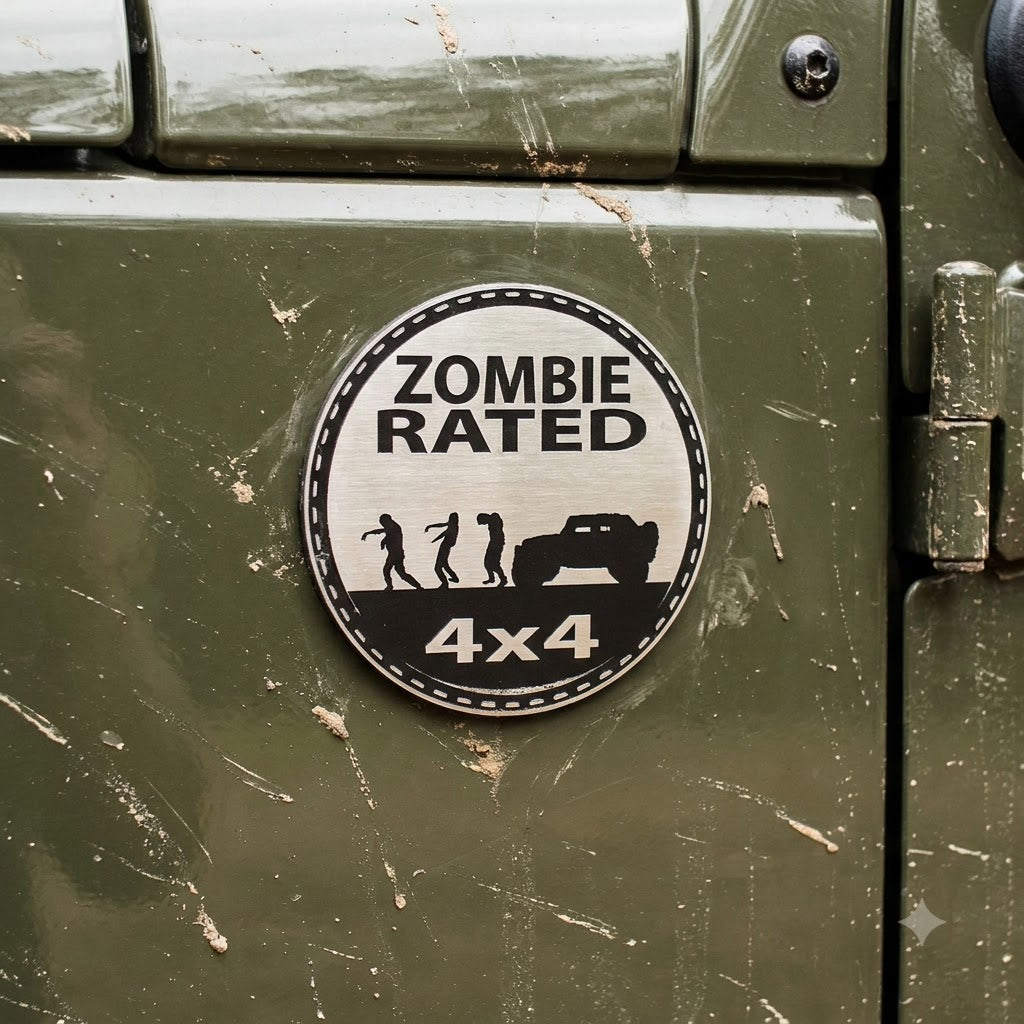 Bigfoot, Mermaid, Zombie Rated 4x4 Car Magnet TN2608271542