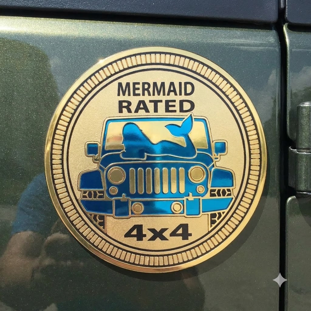Bigfoot, Mermaid, Zombie Rated 4x4 Car Magnet TN2608271542