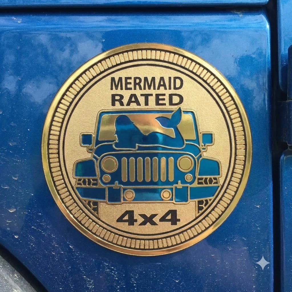 Bigfoot, Mermaid, Zombie Rated 4x4 Car Magnet TN2608271542
