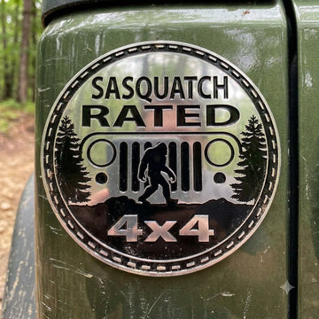 Bigfoot, Mermaid, Zombie Rated 4x4 Car Magnet TN2608271542
