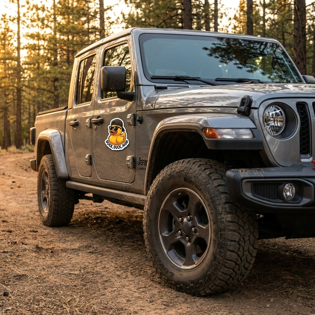 Duck Duck Jeep Car Magnet TN2608271549