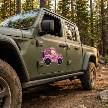 Barbie Wishes She Had My Jeep v1 Car Magnet TN2608271546
