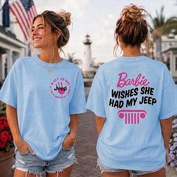 Barbie Wish She Had My Jeep T-Shirt TN2407261202