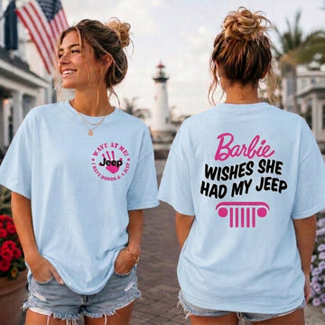 Barbie Wish She Had My Jeep T-Shirt TN2407261202