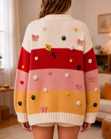 Personalized Classic Comic P-nust For Her - Custom Name Cardigan- TN2209261811