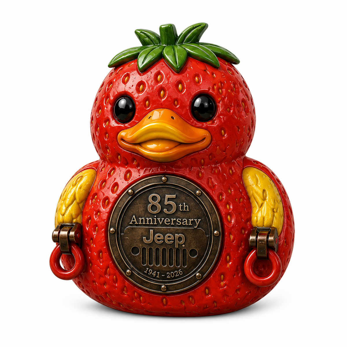 Jeep 85th anniversary fruit duck vinyl magnet V1 TN2608271547