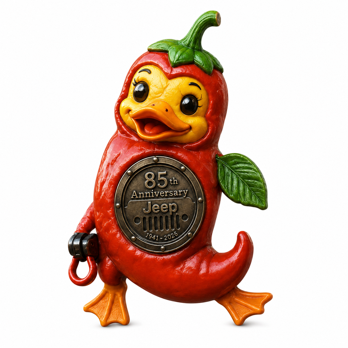 Jeep 85th anniversary fruit duck vinyl magnet V3 TN2608271544