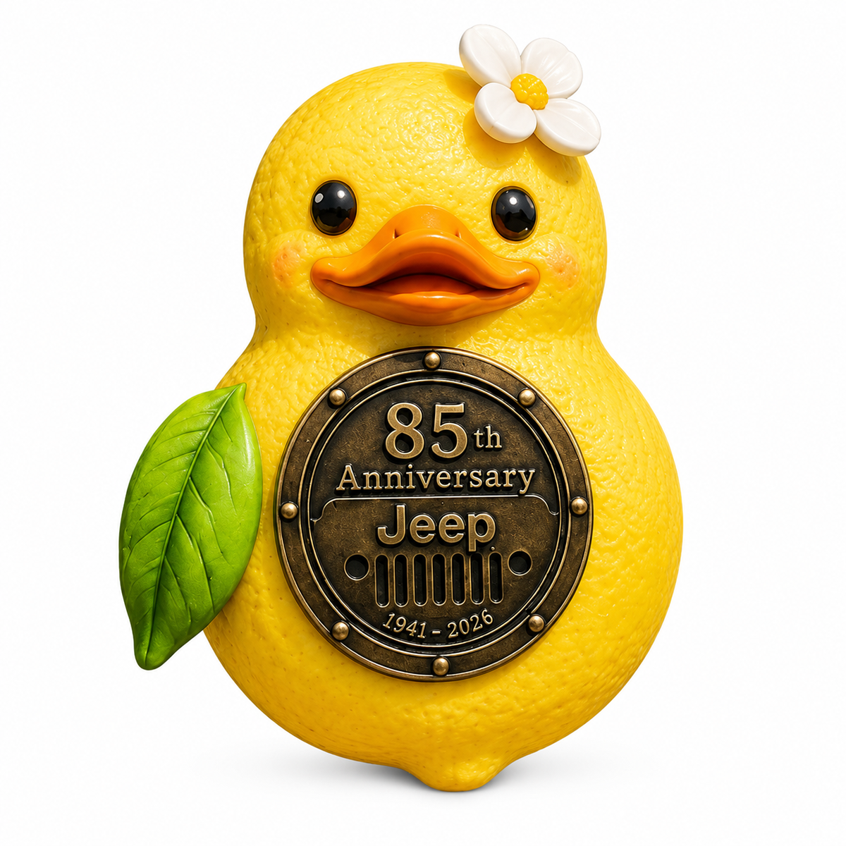Jeep 85th anniversary fruit duck vinyl magnet V1 TN2608271547