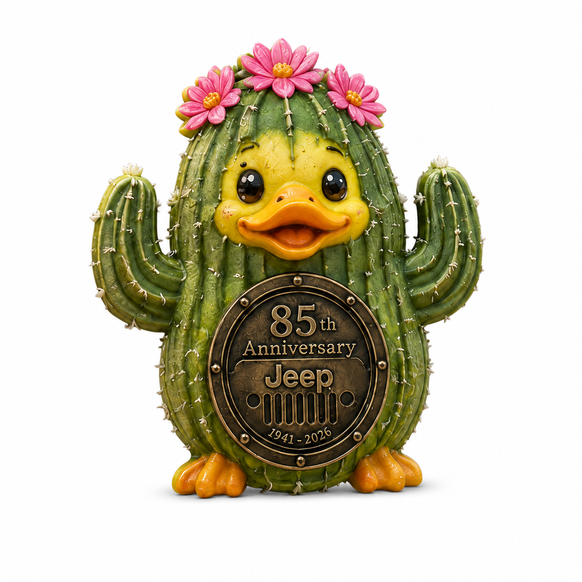 Jeep 85th anniversary fruit duck vinyl magnet V2 TN2608271541