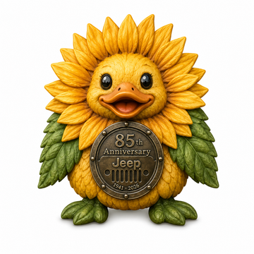 Jeep 85th anniversary fruit duck vinyl magnet V3 TN2608271544