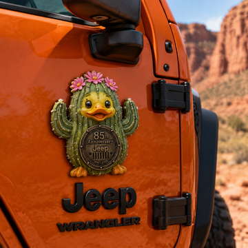 Jeep 85th anniversary fruit duck vinyl magnet V2 TN2608271541