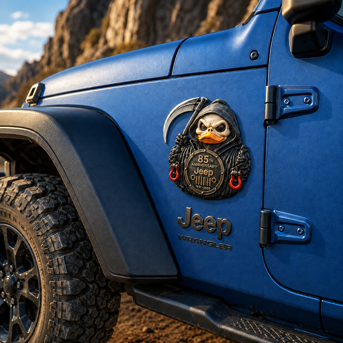 Jeep Duck Vinyl Car Magnet Collection TN2608271533